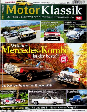 Deckblatt Motor Klassik (12/2015)
